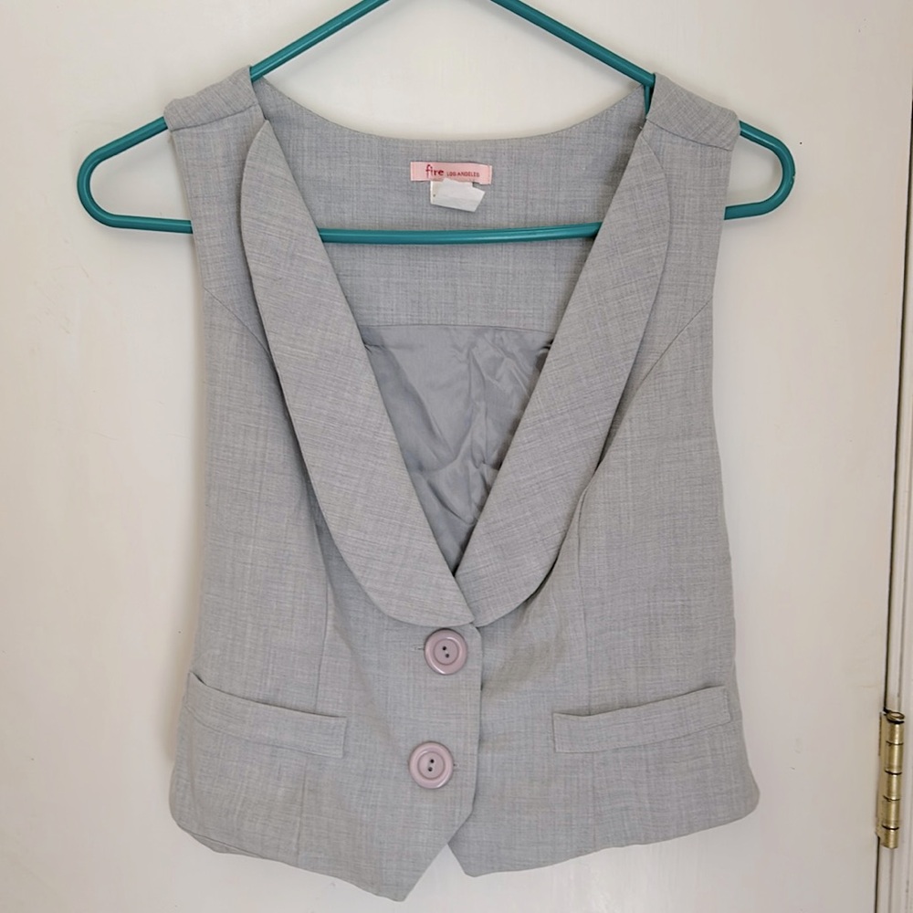 Fire Los Angeles vintage vest size large